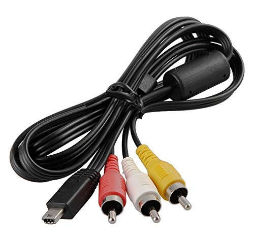 Compatible con Canon T-Mount 3RCA AV 6PIN cable de transmisión de alta velocidad UC9103