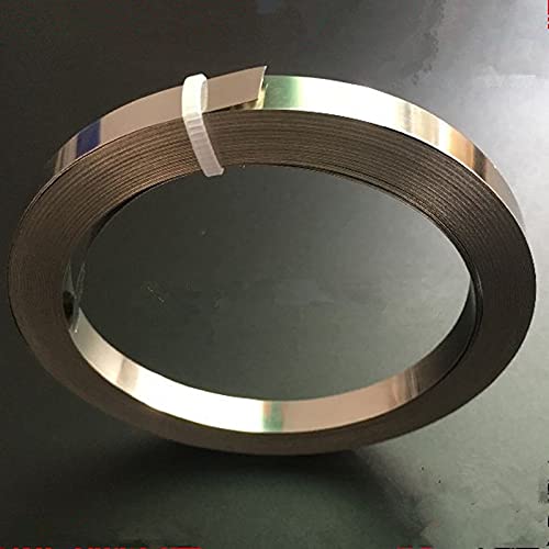 Davitu Wires & Cables - 1PCS Nichrome Flat Heater Wire for Heating Element 10M Length 0.1/0.15/2/0.25/0.3/0.4/0.5mm 2/3/4/5/6/8/10/12/18/20mm Thickness - (Color: 0.3mm, Length: Width 10mm)