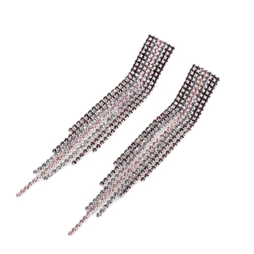 Boucles d'oreilles diamants scintillantes pour soirée et fête