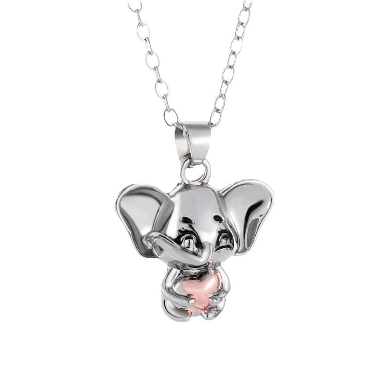 Collier éléphant en cristal coloré, le cadeau d'anniversaire idéal pour elle