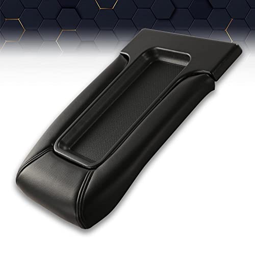 Pit66 Center Console Armrest Kit, Compatible With 99-05 Silverado Avalanche Suburban Tahoe Sierra Yukon Black #TOP6