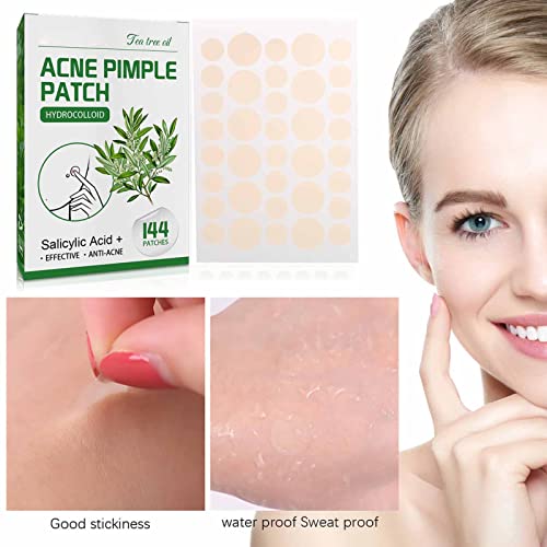 Adesivos para acne, 144 adesivos para acne que são à prova d'água e seguros para viajar para casa
