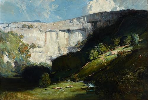 Peinture Poster Impression pour salon contemporain - Décoration Murale Graffiti Malham Cove