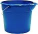 United Solutions PA0013 Blue 4.5 Gallon (18 Quart) Plastic Utility Pail with Handle and Pouring Spout