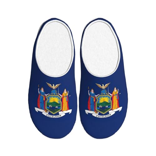 Chaussons New York chauds antidérapants pour sécuriser vos pas