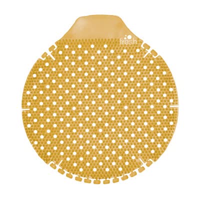 Fresh ProductsTidal Wave Urinal Screen, Reduce Urine Splash, Easy Installation, Freshens for 60 Days, Long-Lasting Fragrance — Summer Sunshine, Orange, Made in USA, 6pk