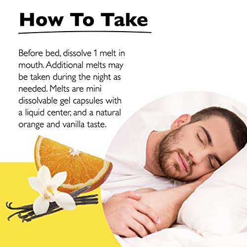 image for Bach RESCUE SLEEP Liquid Melts, Natural Orange Vanilla Flavor, Natural