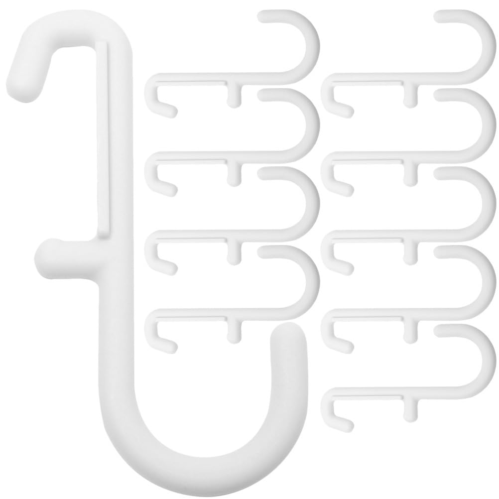 Hemoton 10pcs White Pegboard Hooks,J Shape Hooks?Pegboard Hooks Garage Tool Storage,Pegboard Organizer Kit for Garage Organization,Peg Board Hooks for Hanging, Pegboard Wall Organizer Hangers