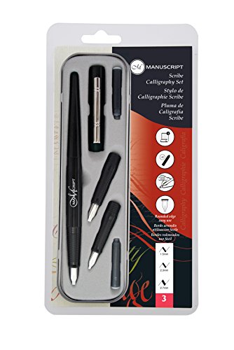 Manuscript Pen Company Ltd MC4300 Scribe Calligraphy Set 3 Nib, None
