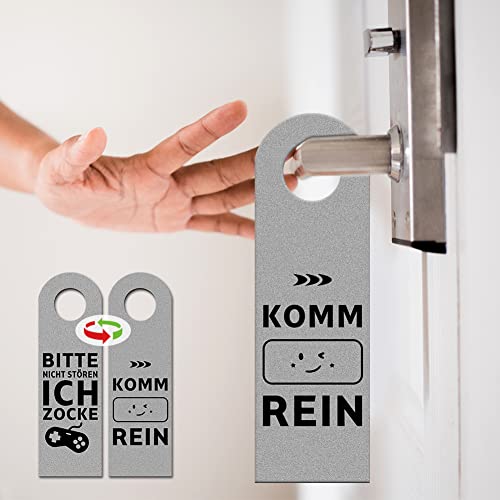 2 ganci per porta si prega di non disturbare lo