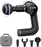 Massage Gun 4800mAh Deep Tissue Percussion Massager 2 Models 25 Speeds Cordless Portable Body Muscle Massagers for Neck and Back Pain Relief