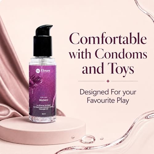 Image of Moment Water Based Lube for Men - 100ml, Pack of 2 | Fertility Friendly Lubricant Gel | pH Balanced, Non-Sticky & Stain Free | Silicone & Paraben-Free | Dermatologically Tested Lubricant Gel