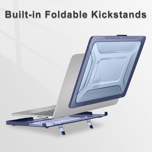 Funda MacBook Pro 14 contra arañazos y sobrecalentamiento con soporte integrado 4