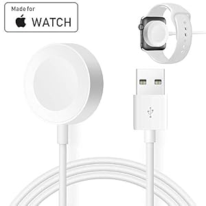 Image of Compatible with Apple Watch iWatch Charger, Wireless Charger Cable Compatible with for Apple Watch Series 4/3/2/1