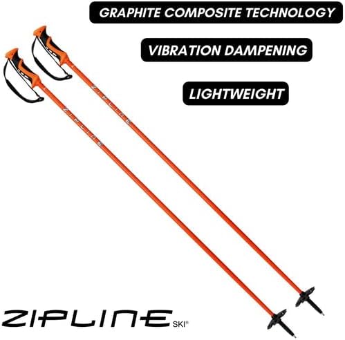 Miniatura 3 de Bastones de esquí de grafito compuesto de carbono - Zipline Blurr 16.0 - U.S. Proveedor oficial del equipo de esquí.