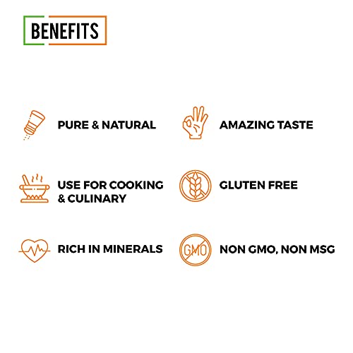 Image of Chef Urbano Himalayan Pink Salt 500g | 100% Pure & Natural | Mineral Rich Salt | Low Sodium | Packed with 84 Minerals | Jar Pack