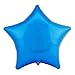Lot of 10 Blue Star Shape Foil Mylar 19" Balloon Birthday Party Decoration