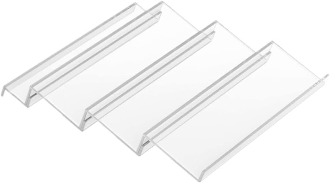 Expandable Acrylic Spice Rack Organizer Drawer Storage for Seasoning Bottles, Tiered Plastic Kitchen Drawer Organizer for Spices and Jars