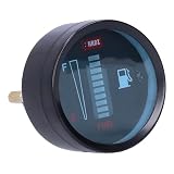 Wskaźnik Paliwa 12V, Wskaźnik LED Miernika Paliwa 52mm Dia 12V Regulowana Rezystancja dla Motocykla Samochodowego