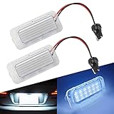 El paquete incluye: luces de placa LED blancas de 2pcs. Ofrecemos una garantía de 6 meses y un servicio de 24 horas. En caso de problemas después de recibir la luz de la placa de matrícula, puede contactarnos para reemplazar o reembolsarlo.