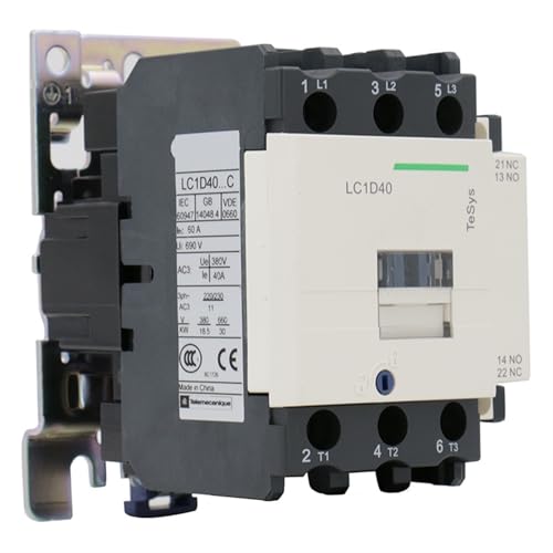 Contacteurs tripolaires D de haute précision LC1D40 commande AC-3 40A