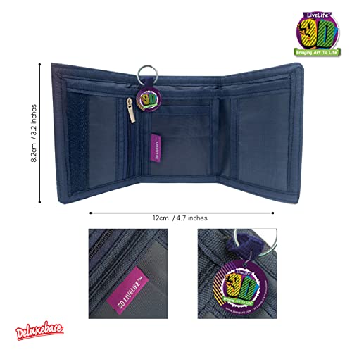 3D Live Life Shark Reef Scheckbuchhülle, 10 cm, Mehrfarbig (Multicolore)