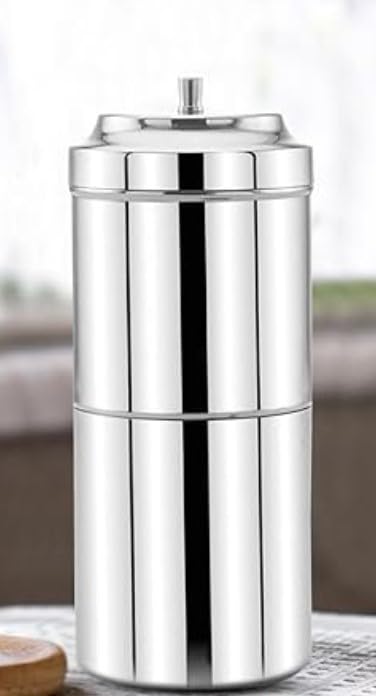 Harmony South Indian Filter Coffee Maker, Stainless Steel, 200ml Capacity, Multi-Brew Coffee Maker