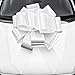 Giant Large Pull Bow Car Bow for Packaging Decorations, Hanukkah, Birthdays, Weddings, Bridal Showers 16 Inch White