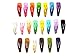 42 Pcs Small Hair Snap Clip for Toddler Girl Size 30 Mm (Assorted 18 Colors)
