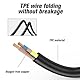 1 Pc Funkgerät Headset Walkie-Talkie für Sicherheit, 2 Pins mit PTT-Taste, 150 cm, Kompatibel mit Kenwood Zwei-Wege-Radio BAOFENG UV5R 888S RT24 RT27 RT622 HESENATE HT999