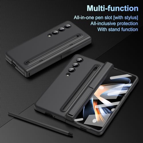Protection d'écran intégrée Galaxy Z Fold 3 avec étui rigide premium