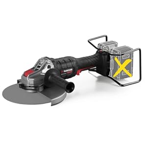 Parkside Performance PWSAP 40-Li haakse slijper, 40 V, zonder accu
