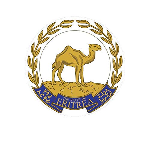 ION Graphics Eritrean Emblem Sticker Decal Vinyl Eritrea Flag ERI ER 5" Bumper Locker Laptop Window - Sticks to Any Surface