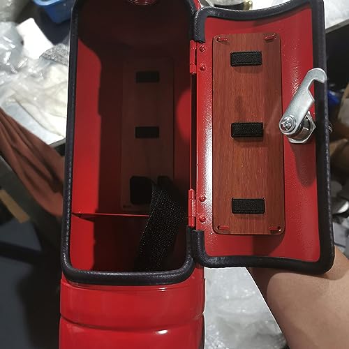Boîte de rangement pour extincteur rouge mini bar portable 33cm - 7
