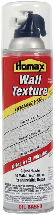 Homax 6 Pack of 10 oz 4050 Aerosol Texture Oil-Based Orange Peel Wall Texture