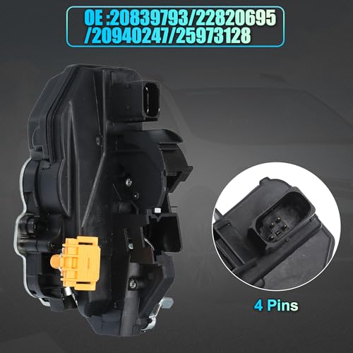 Image of uxcell No.20839793 /22820695 Front Right Passenger Side Door Latch Lock Actuator Assembly for GMC Acadia 2009-2016 for Chevy Traverse 2009-2017