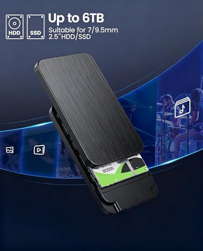 Caja externa para disco duro 2.5'' USB 3.0 a SATA miniatura 4