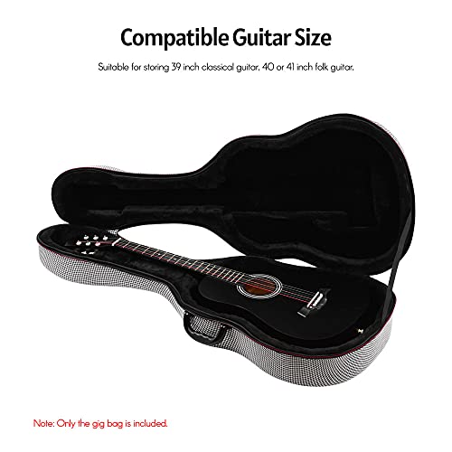 WGOEODI Housse de Transport pour Guitare Acoustique de 41 Pouces, avec bandoulières, étui de Transport Rigide et léger… - Les Beatles, Paul McCartney, John Lennon, RIngo Starr, George Harrison WGOEODI Housse de Transport pour Guitare Acoustique de 41 Pouces, avec bandoulières, étui de Transport Rigide et léger… – Image 7