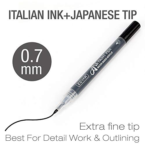 Zeyar ZP Acrylic Paint Pens, Extra Fine Point thumb #3
