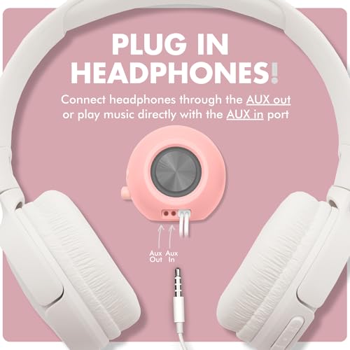 X9 Performance Pink Computer Speakers for Desktop PC with RGB Lighting, Bluetooth, USB, and AUX - Triple Mode Connection, Dual 2.25" Drivers for Work and Play, Bluetooth Desktop Speakers for PC - Pink