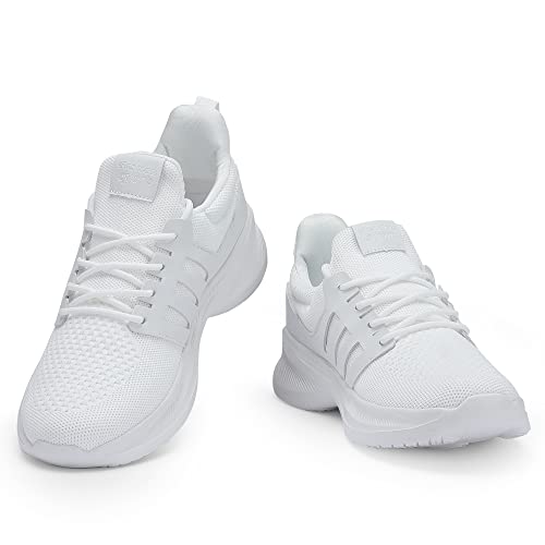 Image of Casbeam Mens Running Shoes Comfortable Lightweight Breathable Walking Shoes Lace-up Shoes Mesh Workout Casual Sports Shoes