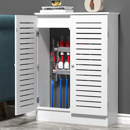 Cache-radiateur et organisateur de salle de bain pour cacher les chauffages et ranger