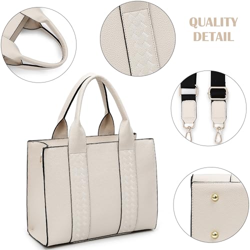 Image of DMICXEL Tote Bag Crossbody Purses for Women Shoulder Handbag PU Leather Top Handle Satchel Bags