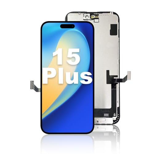 for iPhone 15 Plus Screen Replacement Wholesale Full HD LCD Display 3D Touch Digitizer Frame Assembly with Waterproof Adhesive for (Models A3094 A2847 A3093 A3096) 6.7 inch No Repair Tools