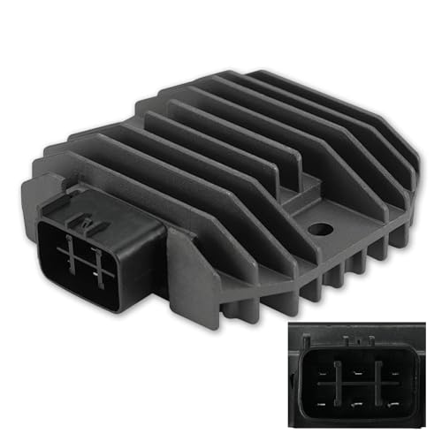 6 Pin Voltage Regulator Rectifier 5GT-81960-00-00 12V Replacement for Ya-maha Grizz-ly 125 350 450 600 660 Ra-ptor 250 350 660 660R 700 700R 5BN-81960-00-00