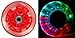 LED SCOOTER WHEELS ABEC9 BEARINGS for RAZOR SCOOTERS 100mm LIGHT UP Red 2-pack