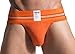 GYM Mens Old School Jockstrap (XX-Large, Orange, 1-Pack)