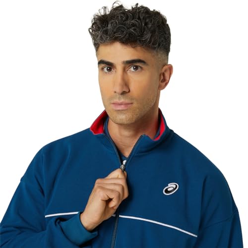Image of ASICS Polyester Unisex's Standard Length Sports Jacket