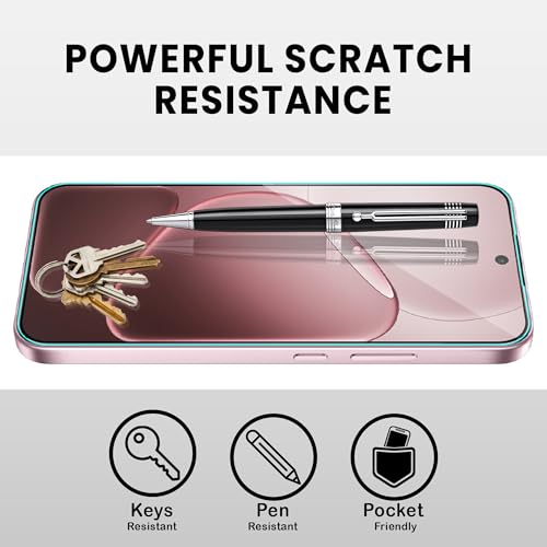 Image of ArmourPro Tempered Glass for Oppo A6 Pro - 9H Anti Scratch Screen Protector, Edge to Edge Coverage, HD Clarity, Smooth Touch, Case Friendly | Black, Pack of 2
