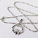 925 Sterling Silver Irish Claddagh Necklace with Silver 20